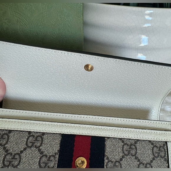 Gucci Monogram Web Ophidia Long Wallet - Picture 4 of 12